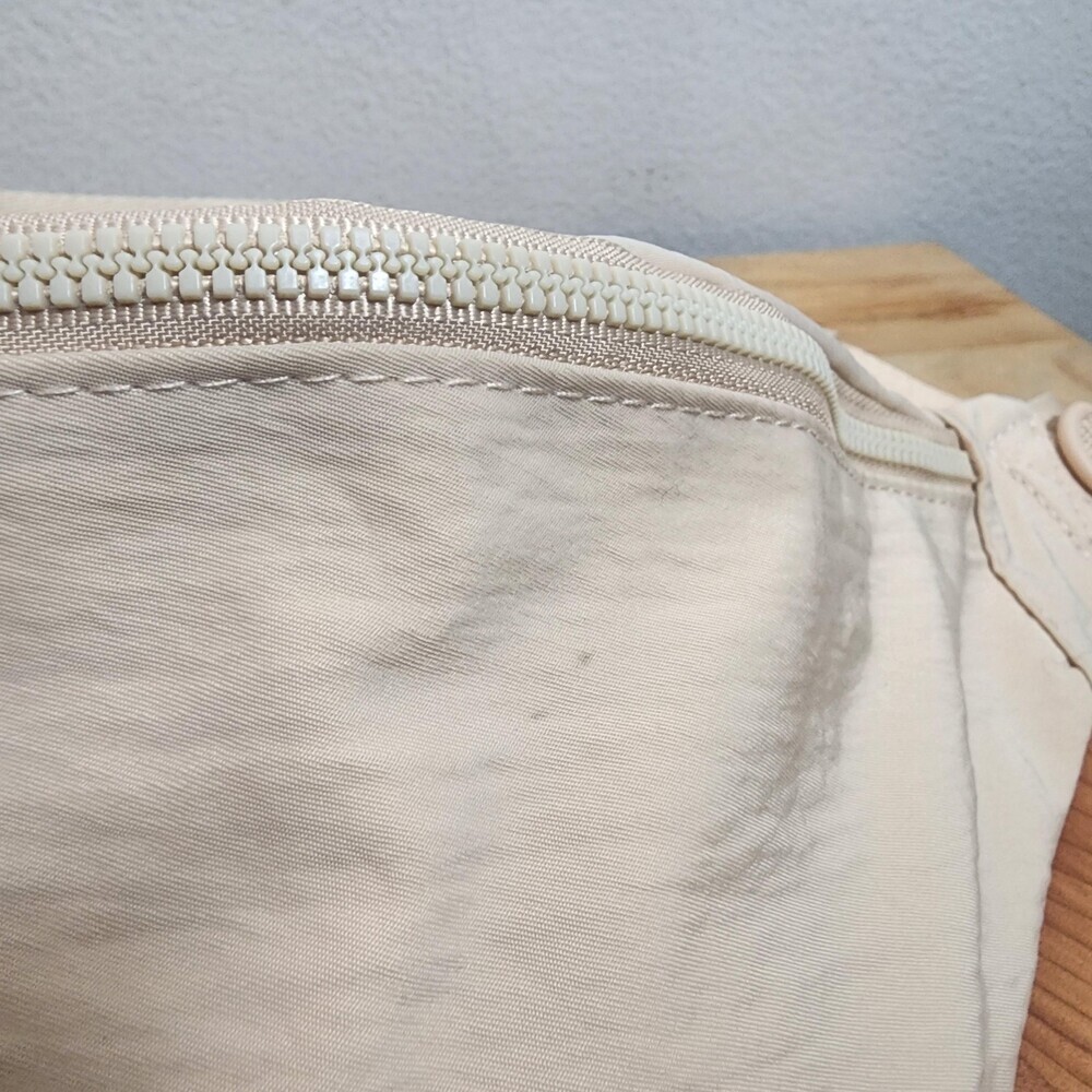BEIS The Pack Nylon Belt Bag Womens Medium Beige Nylon Crossbody Travel - Picture 3 of 15